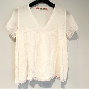 Surf Bazaar Neon Speckled Swim Cover Up Top M/L